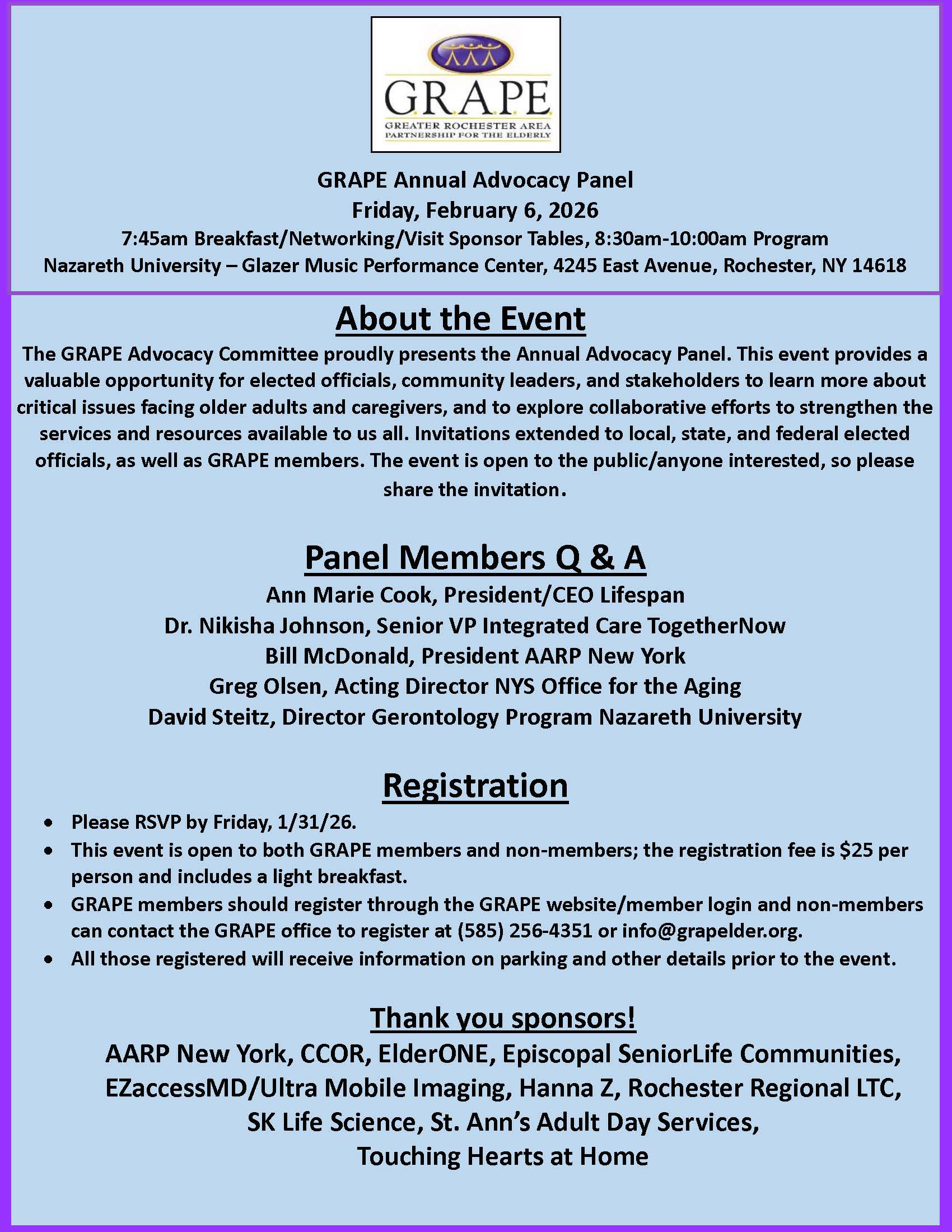 Leg Breakfast 2026 Event post REVISED